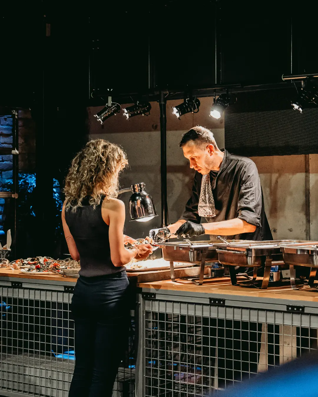 Live-Cooking-Station von Kreativ Kulinarik